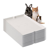 HOP disposable litter box liner demonstrating leak-proof design for easy cleanup.