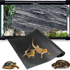 Hoplaep 120-gallon reptile liner close-up shows waterproof EVA surface for easy cleaning.
