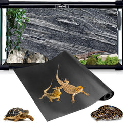 Hoplaep 120-gallon terrarium liner waterproof surface for quick cleanup.