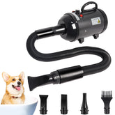 Hoqqf dog dryer with 5.2HP motor delivering powerful airflow for large breeds.