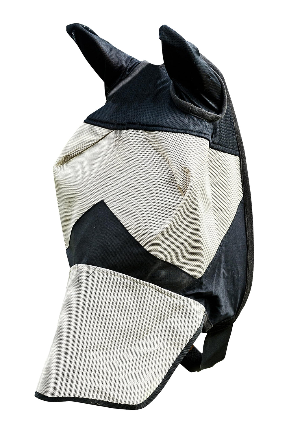 HORZE Horse Fly Mask with full coverage protects ears, eyes, and nose from insects.
