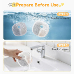 Hoscabss pumpless fountain shows easy hydration for cats.