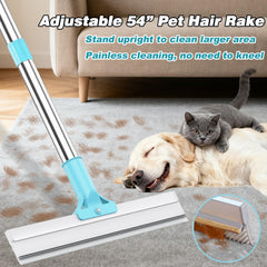 Hotsky 54-inch adjustable handle enables standing cleaning for easier use.