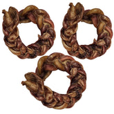 Hotspot Pets braided bully ring pack: durable chew to keep dogs entertained