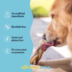 Hotspot Pets ingredients image emphasizes beef only grain-free and natural