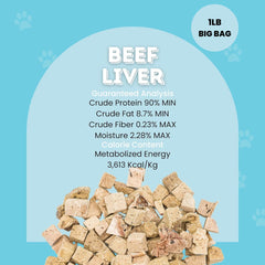 Hotspot Pets Freeze Dried Beef Liver Treats USA-made, trusted quality