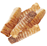 Hotspot Pets Premium Beef Trachea 6-inch strip close-up, savory dental-friendly chew for dogs