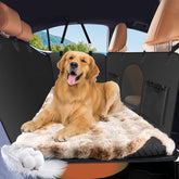 HOTYPXQ backseat dog bed with anti-slip bottom for stable car rides.