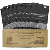 HOUNDSCOOP XL pull-strap header bags ready for easy dispenser use.