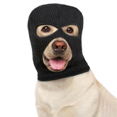 HOWWFALY dog Halloween mask with ear flaps for a festive look.