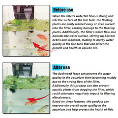 HOZOE duckweed fence supports water quality and clear flow