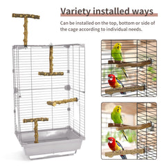 HPAWHOMEPART o-shaped platform provides stable resting spot in cage.