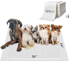 HQ4US 4LEGS dog pee pad 36x24 offers a large training surface with rapid absorption.
