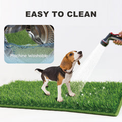 HQ4US 4LEGS sturdy grate keeps turf above the pee pad.