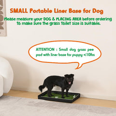 HQ4US 4LEGS grass with quick-drain holes reduces odor and mess