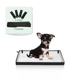 HQ4US 4LEGS small portable dog potty holder folded for travel.