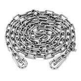 HQQNUO dog chain for yard with 4mm thickness and 25ft length for secure roaming.