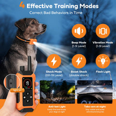 HRRVEE waterproof receiver for dual-dog collar set outdoors