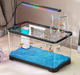 HSIFMATE starter-kit-out-of-the-box shows a complete 3-gallon setup ideal for beginners.