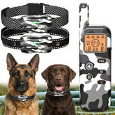 HTCUTO GT1 remote control demonstrating long-range setup for wireless dog fence.
