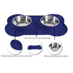 Hubulk pet food scoop included for precise portions during mealtime.