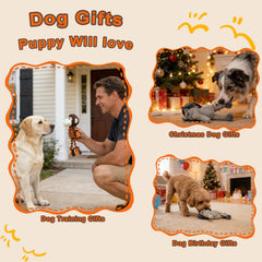 HUGEME squeaky dog toy small size to entice playful chews.