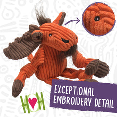 HuggleHounds Knottie three-layer lining durable construction for long-lasting fun