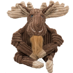 HuggleHounds Manny Moose Knottie plush toy for interactive playtime