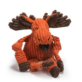 HuggleHounds Morris Moose Knottie plush toy close-up showing cuddly exterior and durable play potential