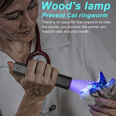 HUHKOUAE Wood's Lamp aids urine marks checks during home pet care