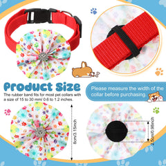 Huhumy elastic-back bow attachment fits most collars for quick decorating