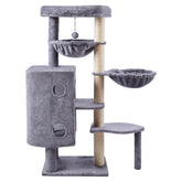 HUITREE 45in cat tree with big condo provides a cozy retreat for indoor cats