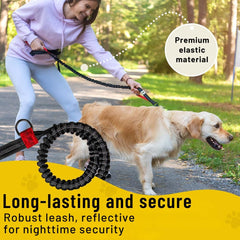 Hundefreund 47inch extension leash adds length for extra freedom and fewer tangles.