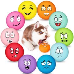 Hungdao 10-pack squeaky dog toys for varied play and training.