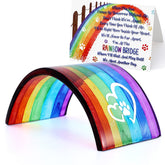 Huray Rayho Rainbow Bridge 3D sun catcher creates colorful reflections in sunlight.