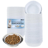 Hushee 300-pack pet bowl liners for quick, clean meals.