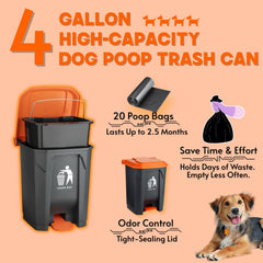 HUZSV 38 inch long-handle pooper scooper for easy reach without bending