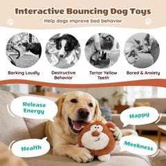 HVUATQ USB rechargeable dog ball toy eliminates battery searches
