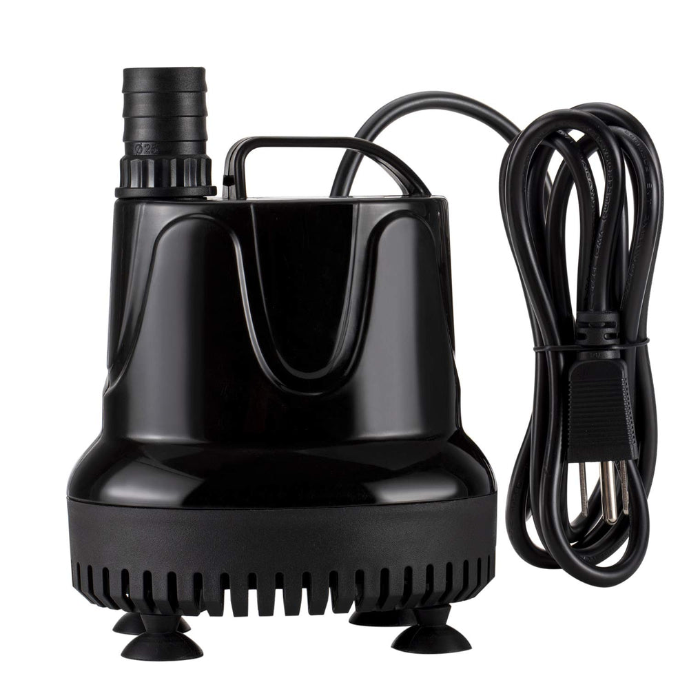 Hygger 1060GPH pump, overall view, ideal for quick tank water changes.