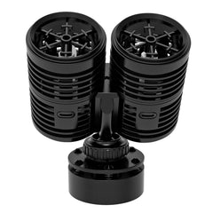 Hygger 2114GPH wave maker front view with magnetic base for easy mounting