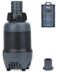 hygger 24V DC aquarium pump front view showing compact design and quiet operation
