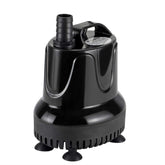 Hygger 400 GPH pump top view shows compact submersible design for quick water changes