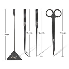 Hygger straight tweezers for plant placement and debris removal.