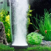 Hygger aquarium air stone bubble diffuser shows fine nano bubbles for efficient aeration