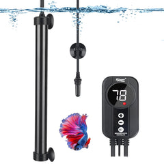 Hygger 300W aquarium heater with digital LED controller for precise temperature control.