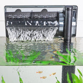 Hygger HOB filter waterflow with a gentle waterfall for 40-75 gallon tanks