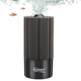 Hygger sponge filter 20-55g angled view enhances aquarium clarity