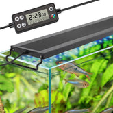Hygger Auto On Off LED aquarium light front view showing compact, sleek design for freshwater tanks