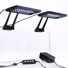 Hygger clip-on aquarium light with sunrise glow for morning viewing