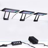 Hygger clip-on aquarium light front view for easy, compact mounting